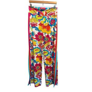 Trina Turk Fontaine Floral Swim Beach Coverup Pants Large